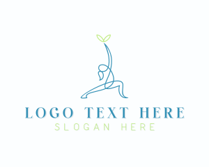 Mindfulness - Fitness Yoga Health logo design