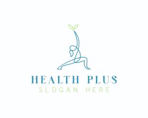 Fitness Yoga Health logo design