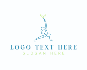 Fitness Yoga Health Logo