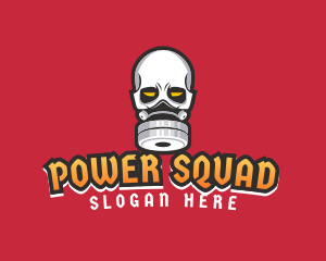 Squad - Skull Mask  Esport logo design
