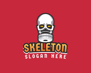 Skull Mask  Esport logo design