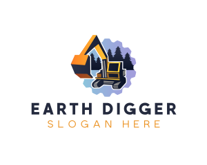 Digger - Digger Excavator Builder logo design