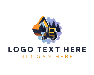 Engineering - Digger Excavator Builder logo design