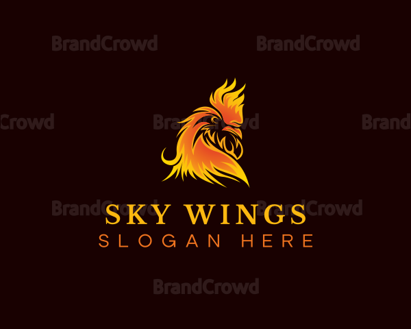 Blazing Roast Chicken Logo