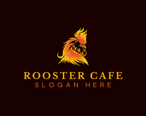 Blazing Roast Chicken logo design