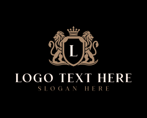 Luxury - Lion Royal Heraldry logo design