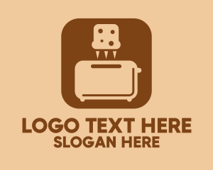 Bread Store - Bread Toaster Mobile App logo design