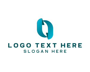 Modern Tech Letter O  logo design