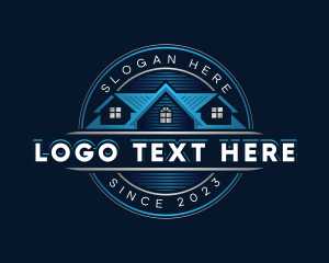 Roofing - Roofing Real Estate Builder logo design