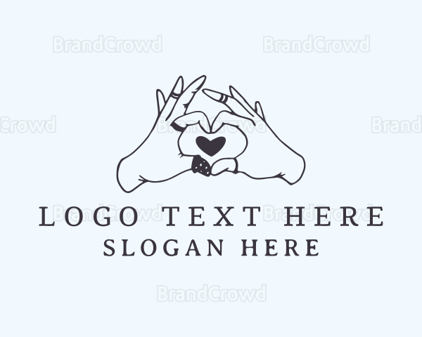 Heart Hand Thimble Logo