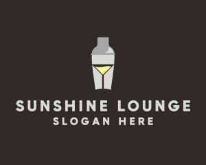 Cocktail Shaker Glass  logo design