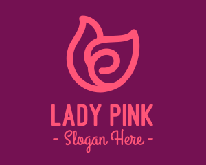 Pink Tulip Petals logo design