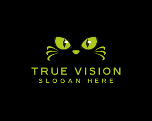 Surveillance Cat Eye logo design