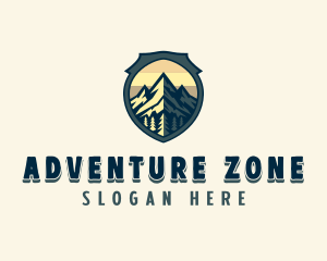 Adventure Mountain Hiker logo design