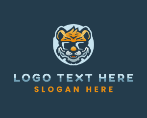 Animal - Cool Tiger Sunglasses logo design