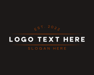 Simple Masculine Business Logo