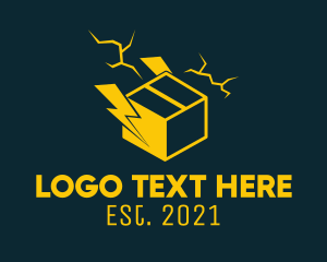 Express - Lightning Express Delivery logo design
