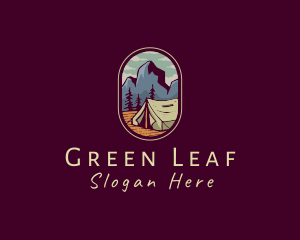 Outdoor Camping Tent Logo