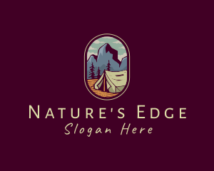 Outdoor - Outdoor Camping Tent logo design