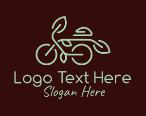 Green Nature Bicycle  Logo