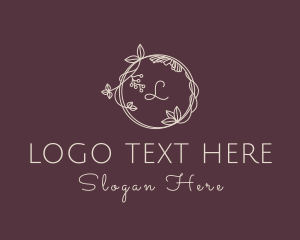 Beige - Floral Beauty Spa logo design