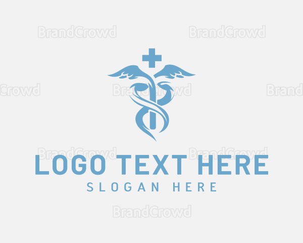 Minimal Medical Caduceus Logo