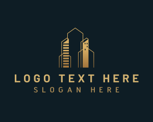 Office Space - Metropolis Building Realty logo design