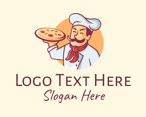 Italian Restaurant - Italian Pizza Chef logo design