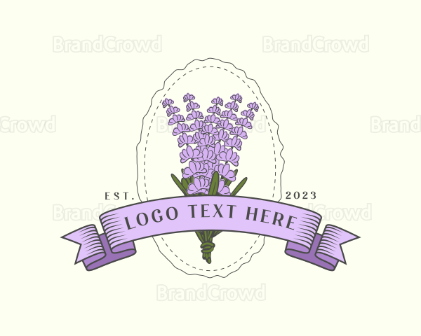 Lavender Flower Garden Logo