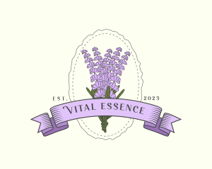 Lavender Flower Garden logo design