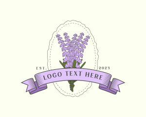 Bouquet - Lavender Flower Garden logo design