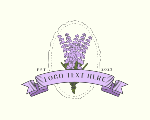 Lavender Flower Garden Logo