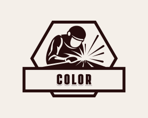 Emblem - Welder Mechanic Ironworks logo design