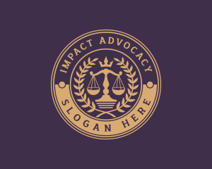 Legal Notary Judge logo design