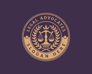 Legal Notary Judge logo design