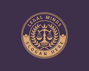 Legal Notary Judge logo design