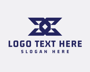 Mechanical - Gaming Technology Letter X logo design