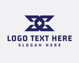 Edge - Gaming Technology Letter X logo design