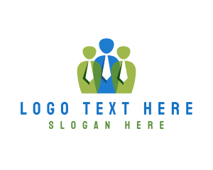 Outsourcing - Employee Human Resources Team logo design