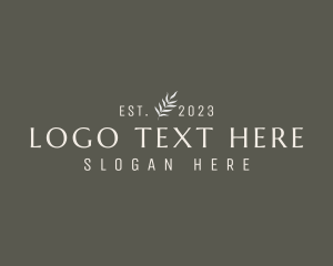 Wedding Planner - Classic Elegant Business Wordmark logo design