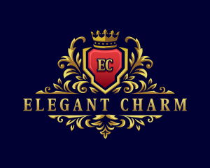 Elegant Royal Crest logo design