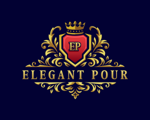 Elegant Royal Crest logo design