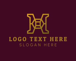 Entrepreneur - Geometric Gem Letter H logo design