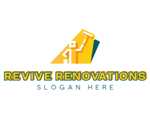 Renovation - Painter Handyman Renovation logo design