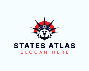 Statue of Liberty Patriot logo design