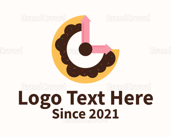 Sweet Doughnut Clock Logo