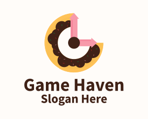 Sweet Doughnut Clock Logo