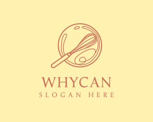 Swirl - Elegant Baking Whisk logo design