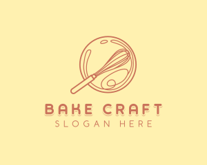 Elegant Baking Whisk logo design