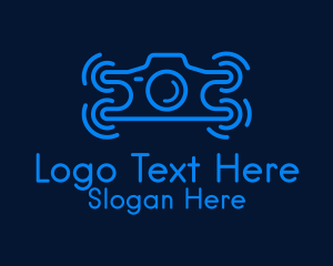Digicam - Drone Camera Photography logo design